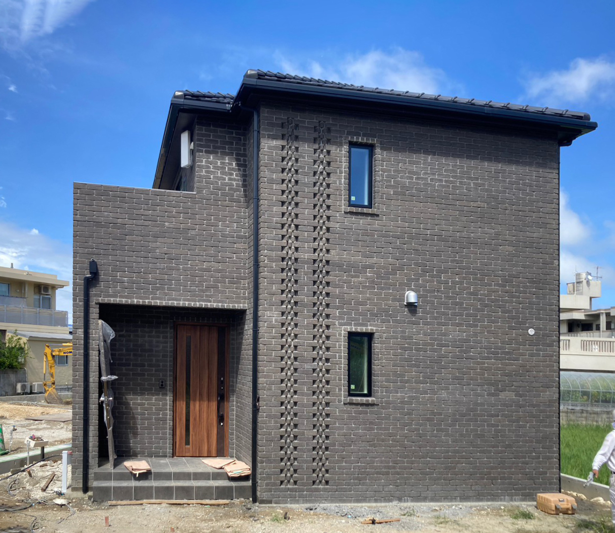 沖縄県豊見城市の新築一戸建て 建築の様子 注文住宅 ファインライフ・カンパニー株式会社
